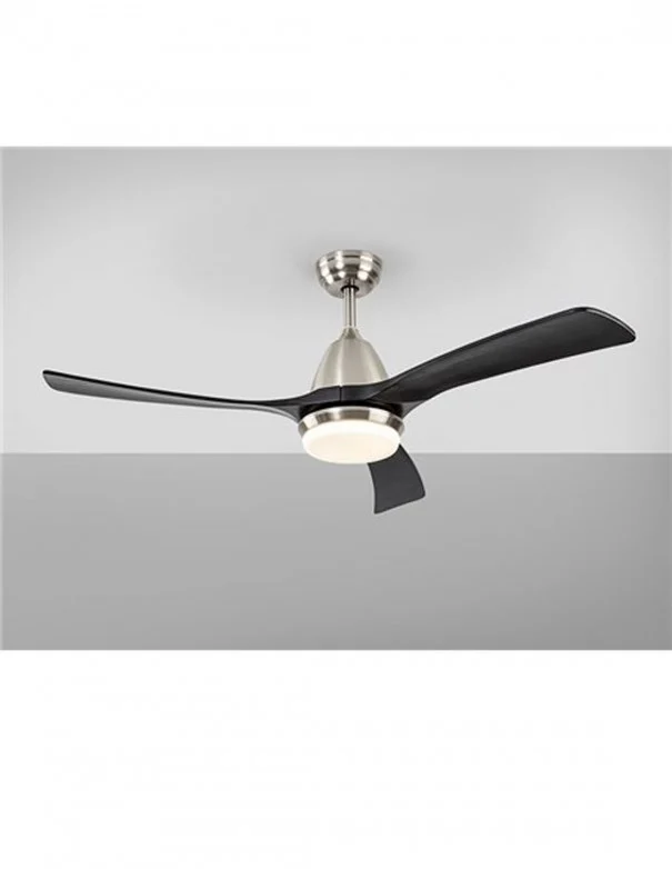 Ventilador Alisios Níquel Negro