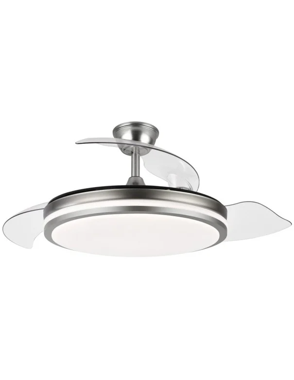 Ventilador de Techo Baño Niquel Satinado