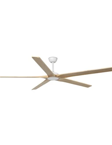 Ventilador de techo Bigwood 20 XL - Faro - Palas de madera FSC de pino, motor DC