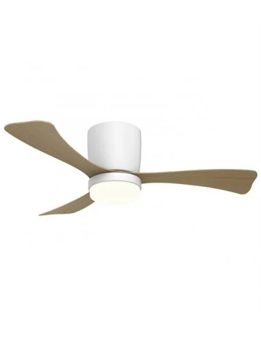 Ventilador de techo con luz Kent - AJP - Ventilador LED silencioso de madera