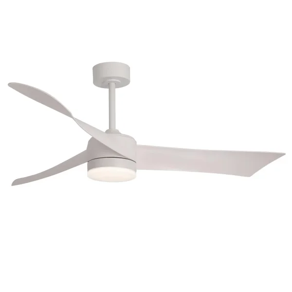 VENTILADOR DE TECHO CON LUZ 18W MOTOR DC SALVA BLANCO Ø 142 CM