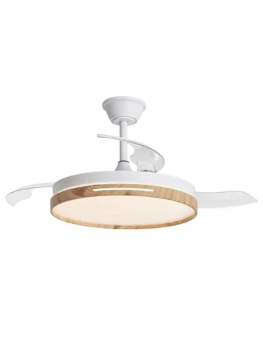 Ventilador de techo con luz Togo - AJP - 3 palas, motor DC, LED regulable