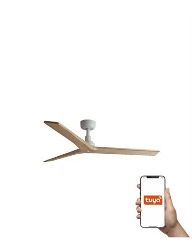 Ventilador de techo con luz Klim Smart M - Faro - Ventilador inteligente y silencioso, sin luz