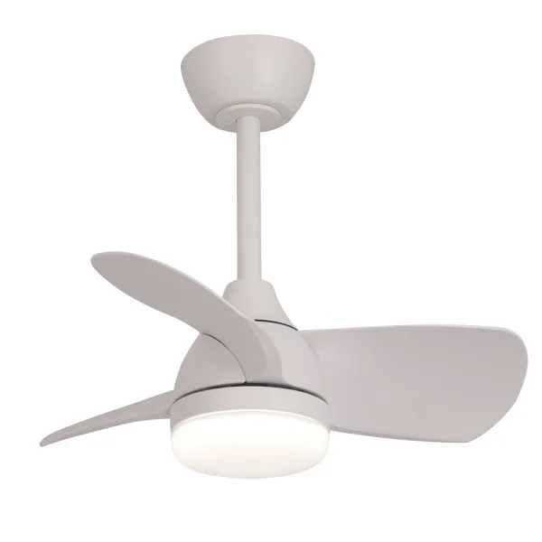VENTILADOR DE TECHO LED 17W REGULABLE MOTOR DC BLANCO SIERRA