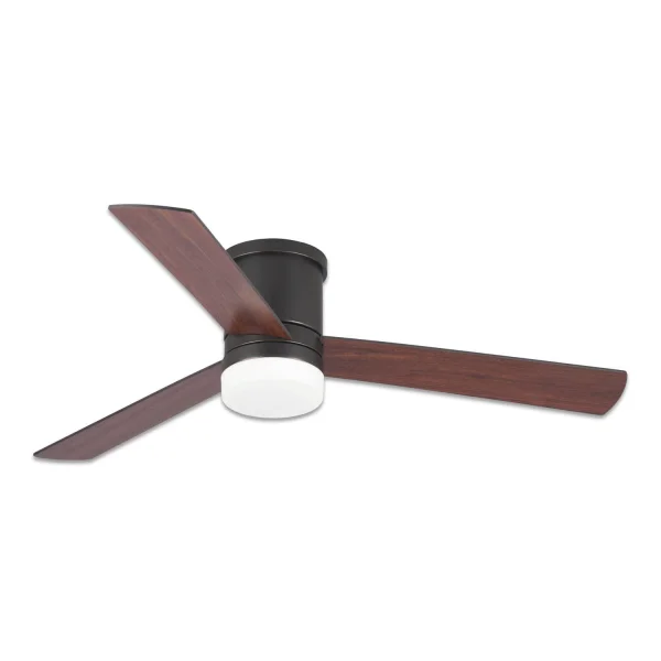 VENTILADOR DE TECHO LED 18 W REGULABLE MARRÓN NAYSA