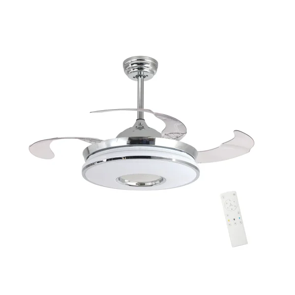 VENTILADOR DE TECHO LED 29W REGULABLE ASPAS PLEGABLES SKALDA
