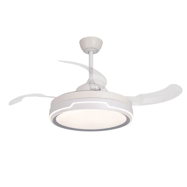 VENTILADOR DE TECHO LED 35W 4 ASPAS RETRÁCTILES WIFI CHARLESTON