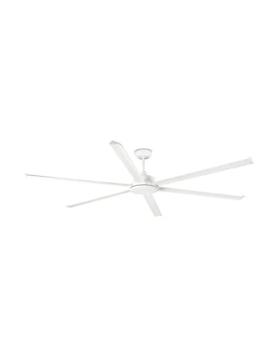 Ventilador de techo Rotterdam 25 XXL - Faro - Ventilador DC blanco, tamaño grande