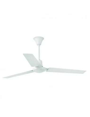 Ventilador de techo Indus - Faro - Ventilador sin luz blanco para habitaciones medianas
