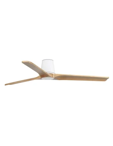 Ventilador de techo sin luz Heywood Tub L - Faro - Ventilador DC con palas de pino