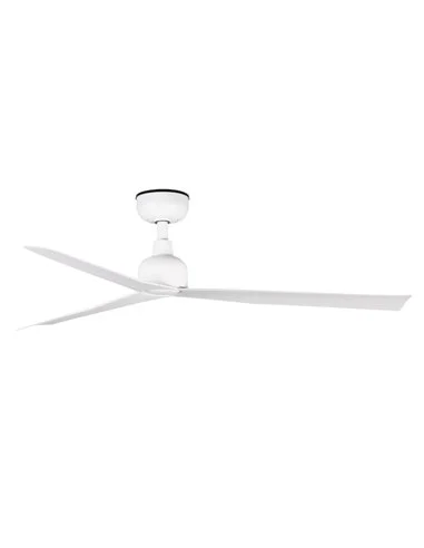 Ventilador de techo sin luz Marine - Faro - Ventilador blanco de exterior ABS