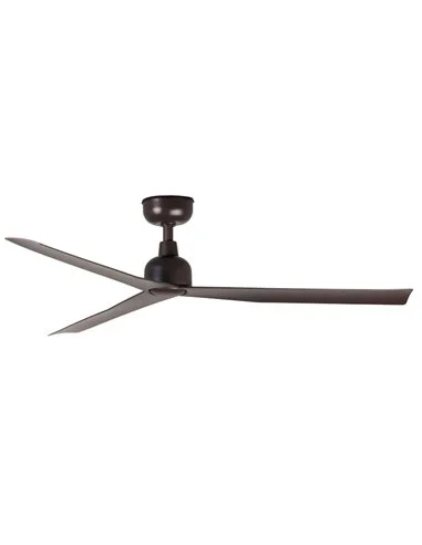 Ventilador de techo sin luz Marine - Faro - Ventilador de exterior marrón