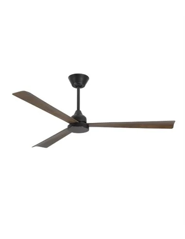 Ventilador de techo sin luz Shadow - FORLIGHT - Ventilador silencioso, color marrón y madera