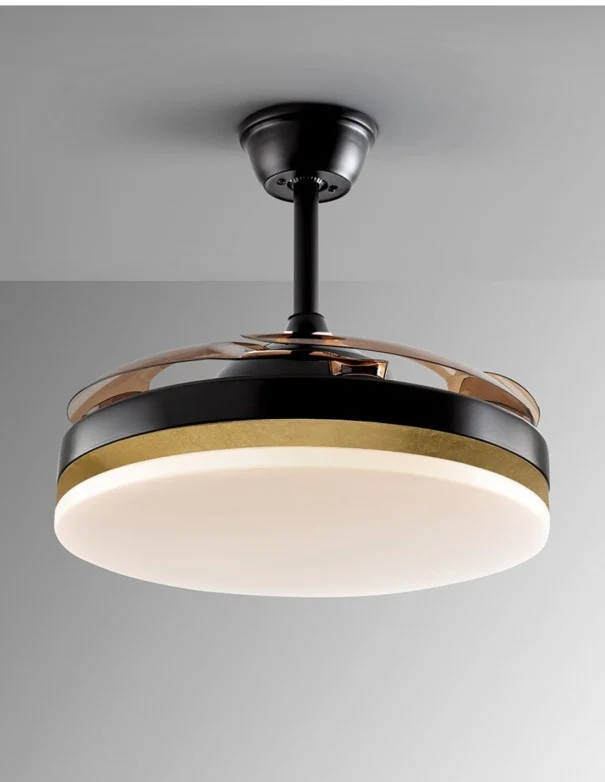 Ventilador LED Vento Negro-Oro Schuller