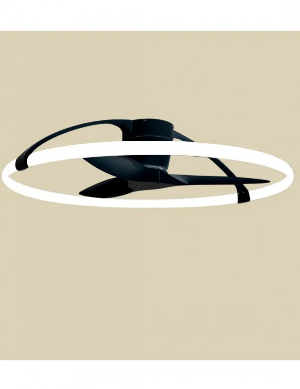 Ventilador Negro Nepal Mantra