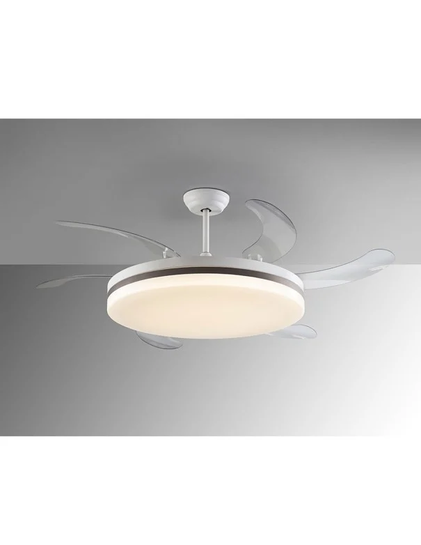 Ventilador Vento Maxi Blanco Bronce 150 CM Schuller