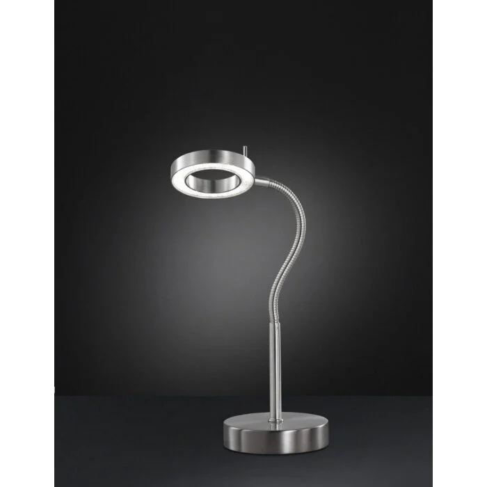 Wofi NAOMI Lámpara de mesa LED Níquel-mate, 1 luz